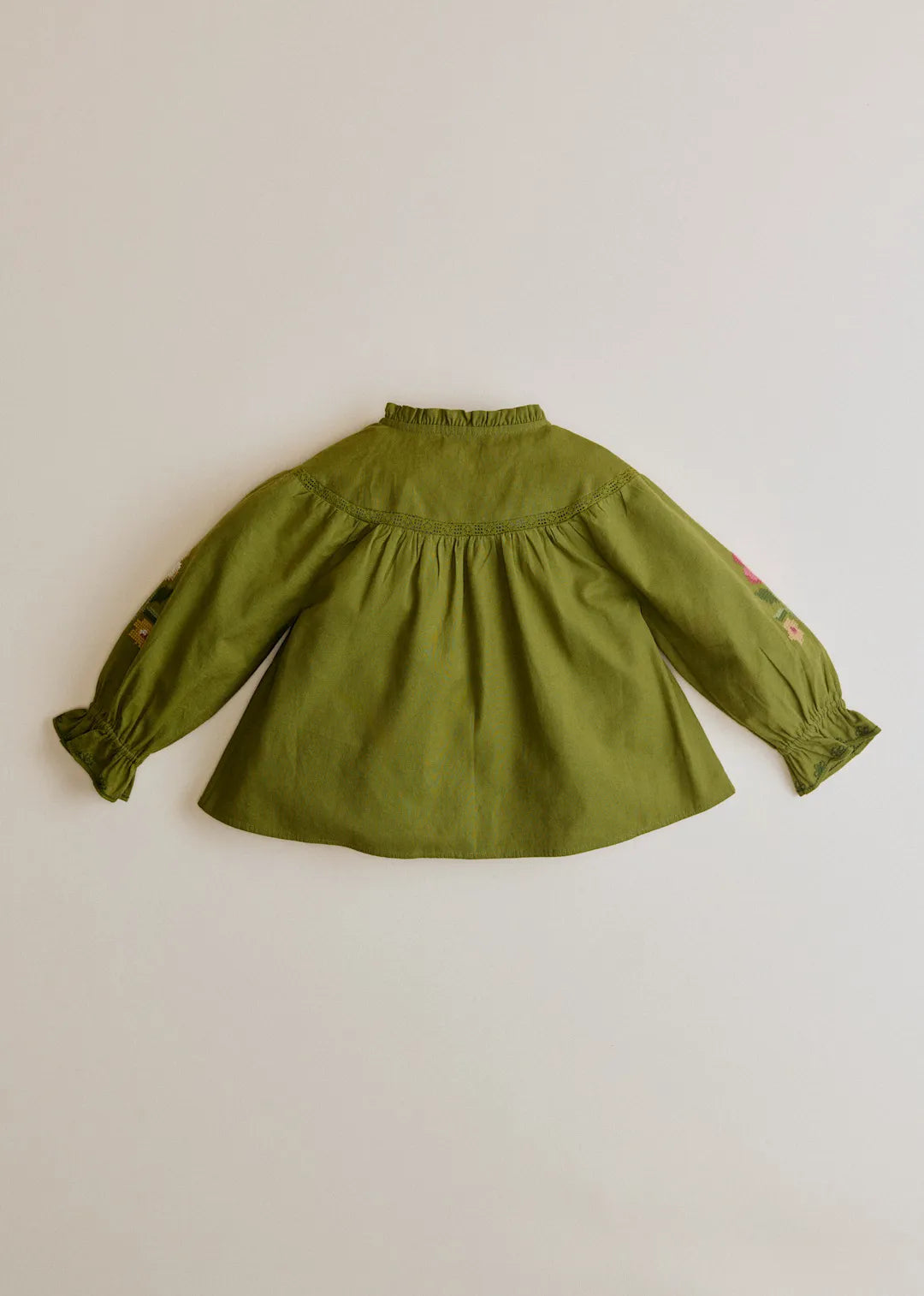 Vintage Olive Embroidery
