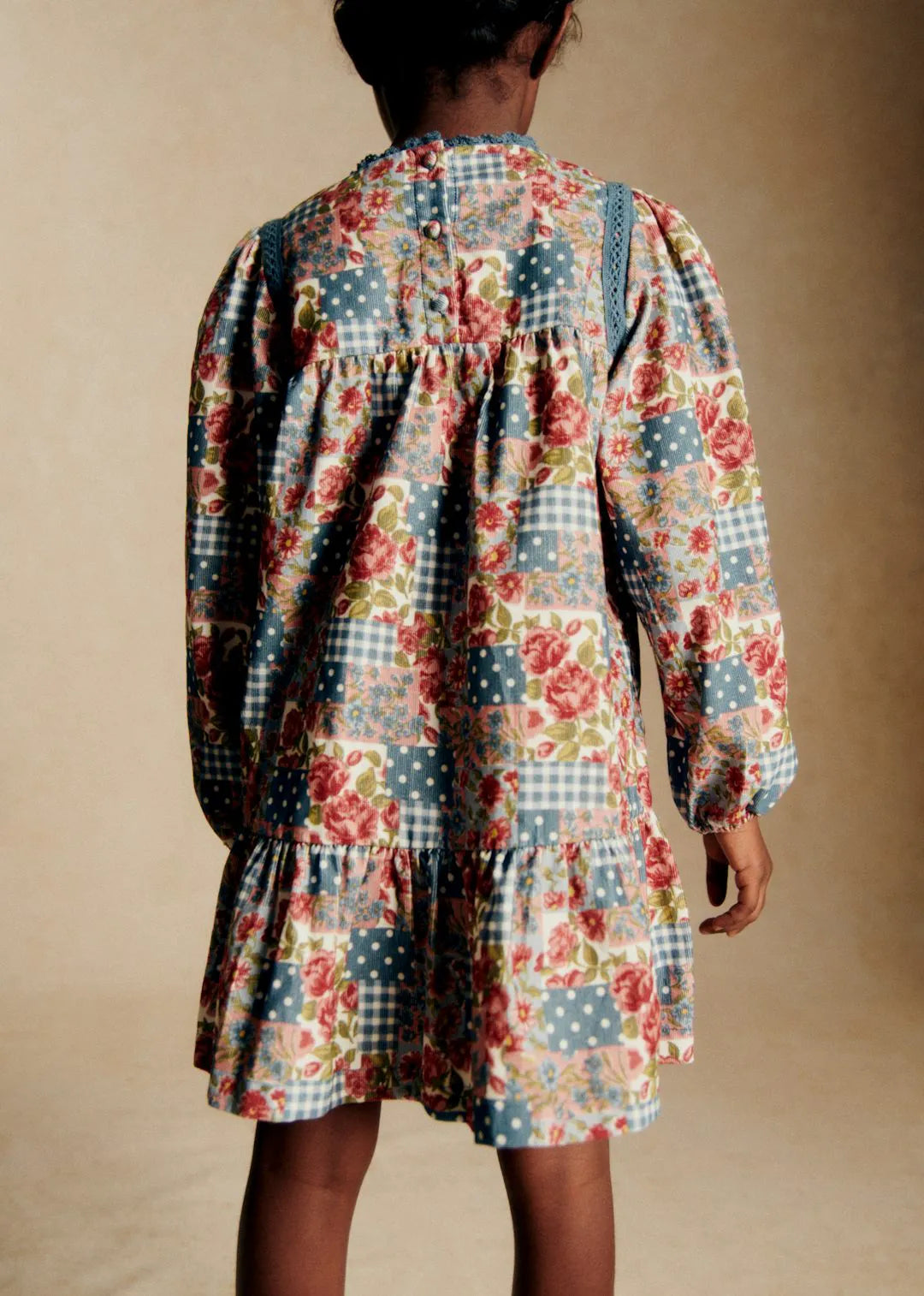 Rose and Polka Dot Patchwork