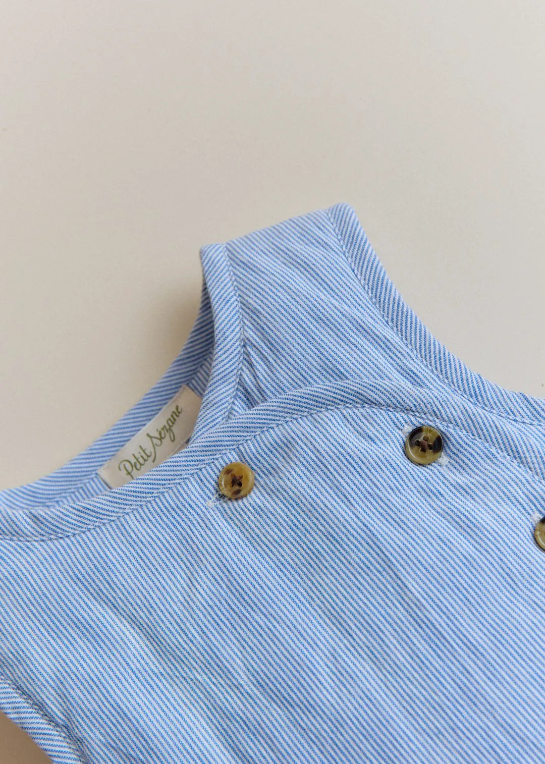 Blue Stripe Voile