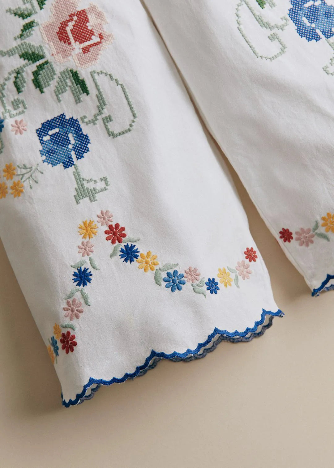 Spring Placed Embroidery