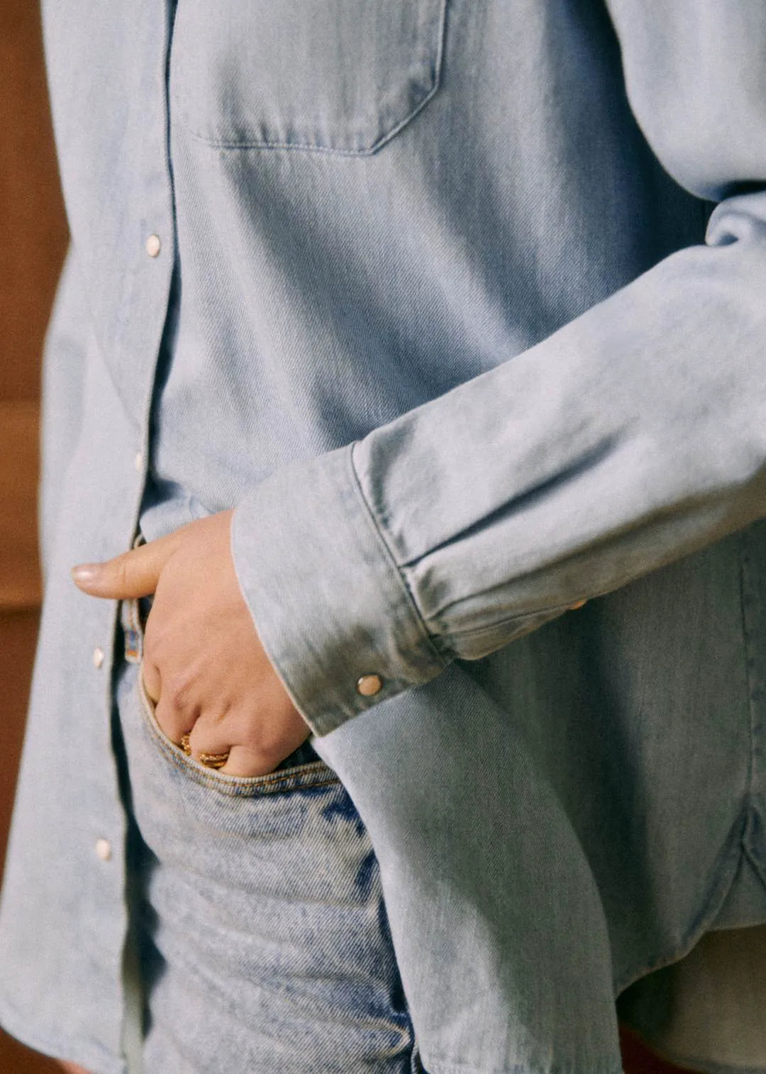 Very light denim