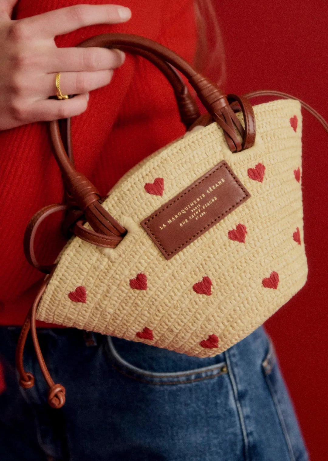 Raffia Heart Embroidery