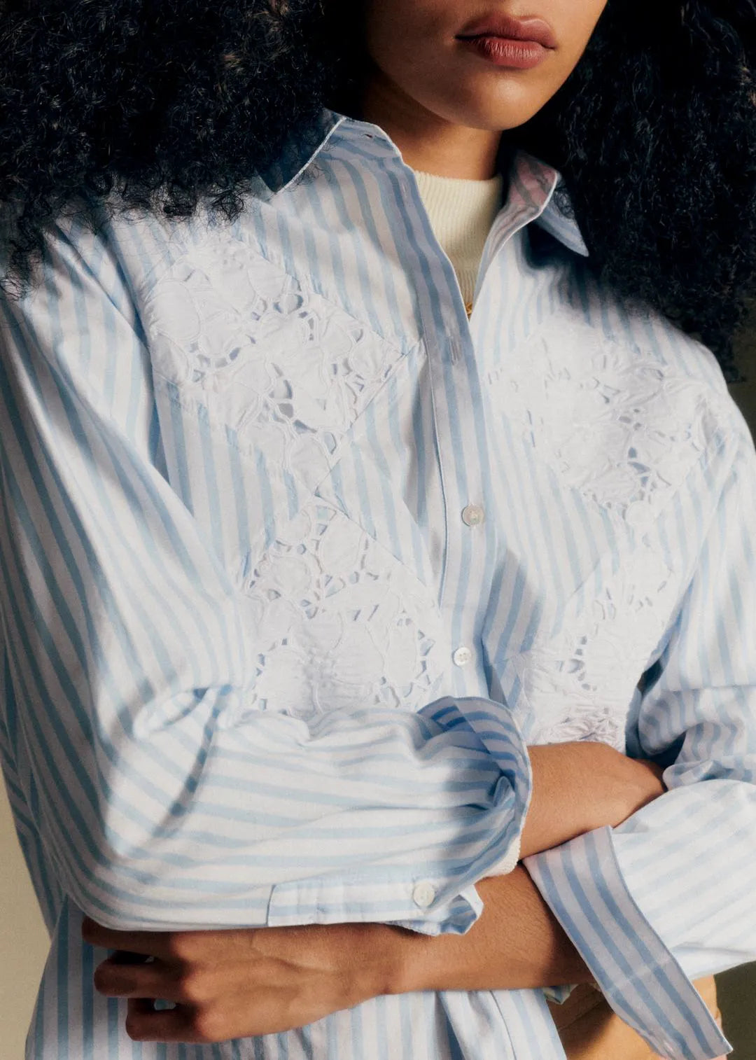 Pale Blue Stripes