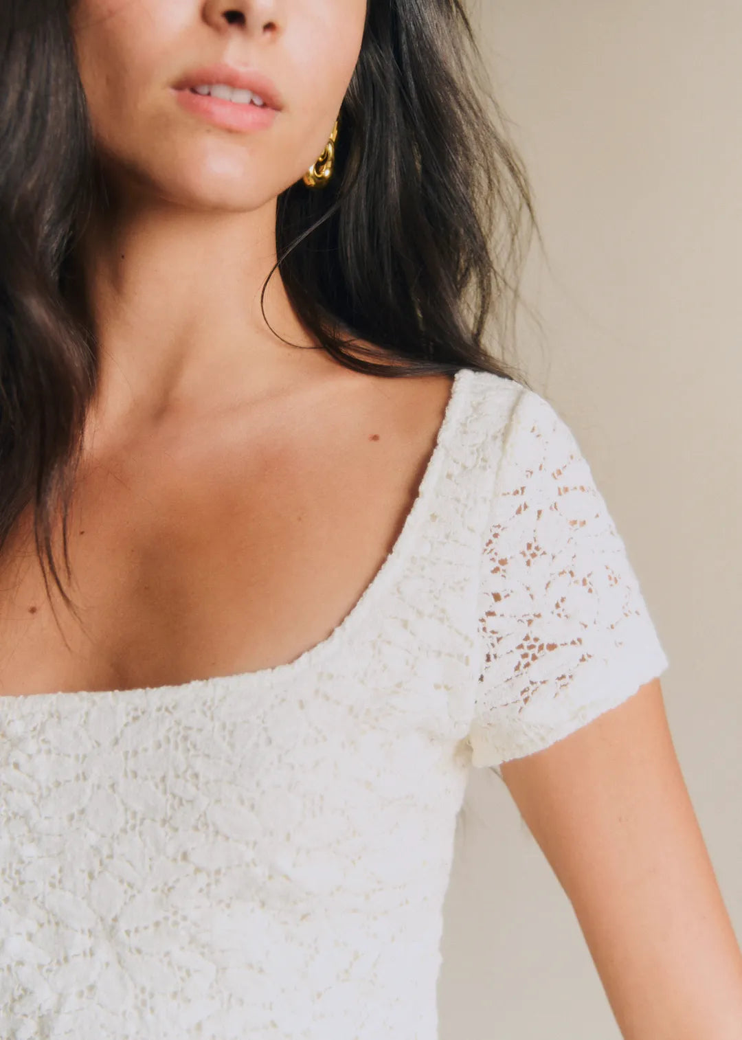 Ecru Guipure Lace