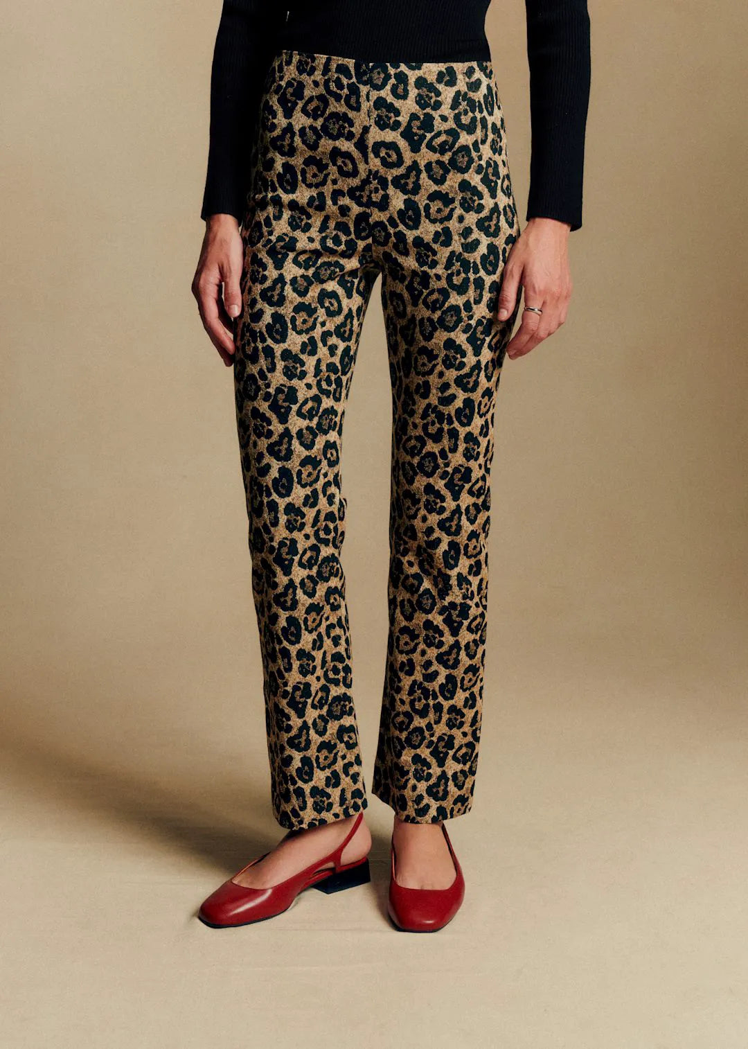 Leopard Jacquard