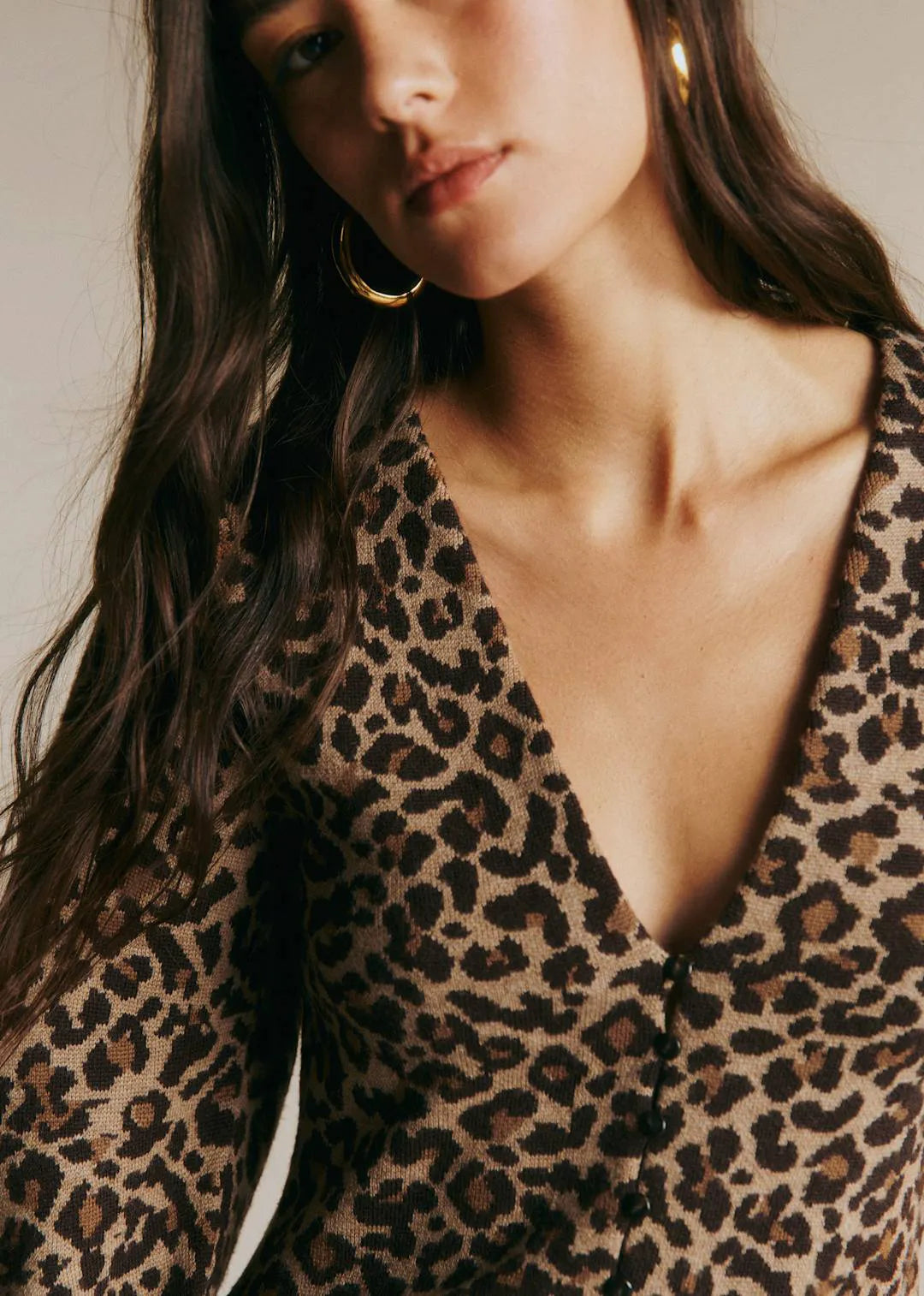 Leopard Jacquard