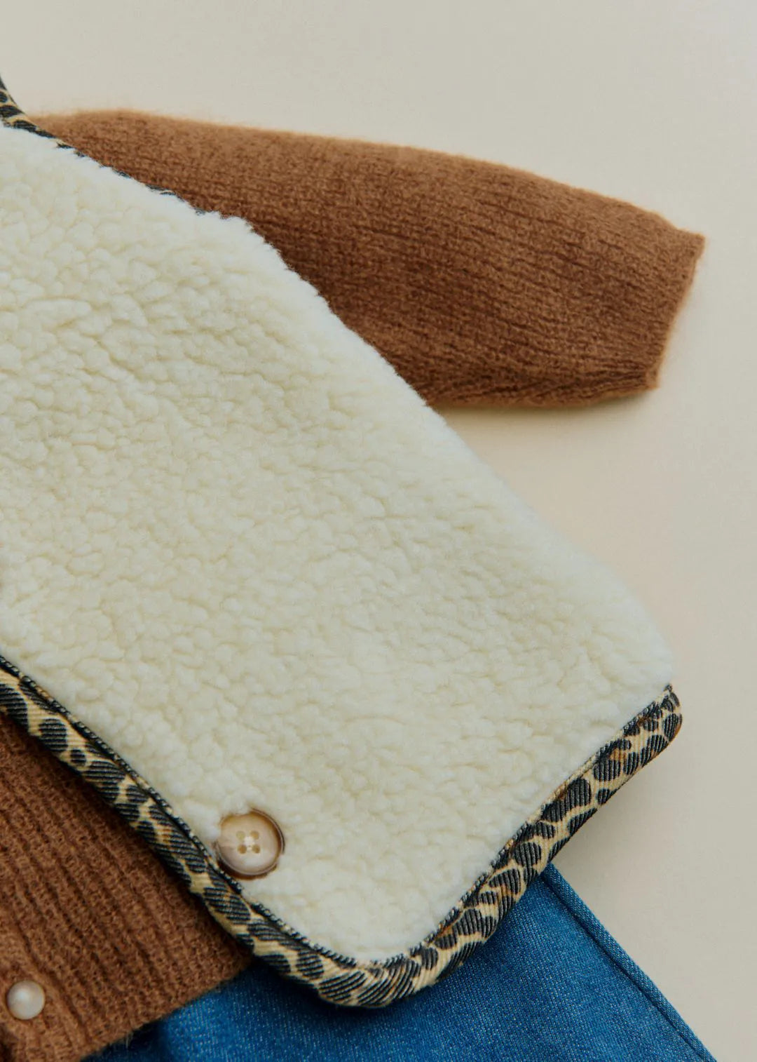 Beige Leopard Print