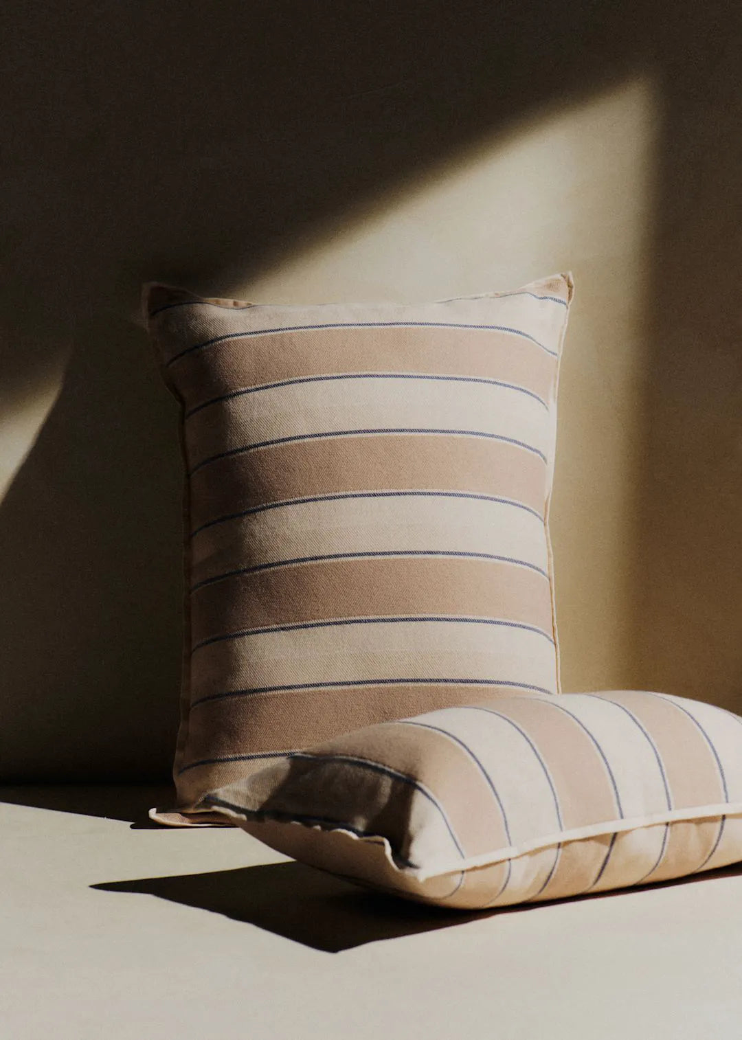 Beige and Blue