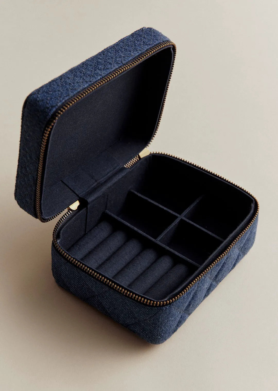 Embroidered Blue Denim