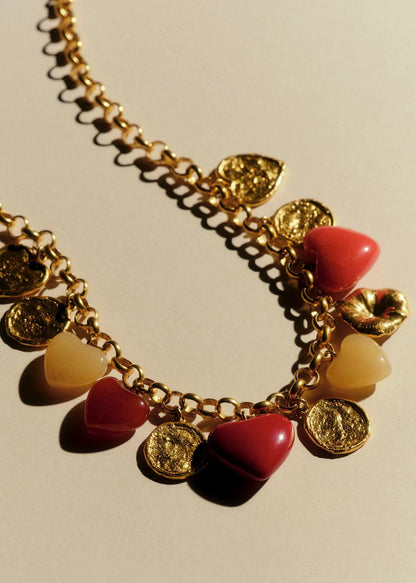 Red Multi Gold