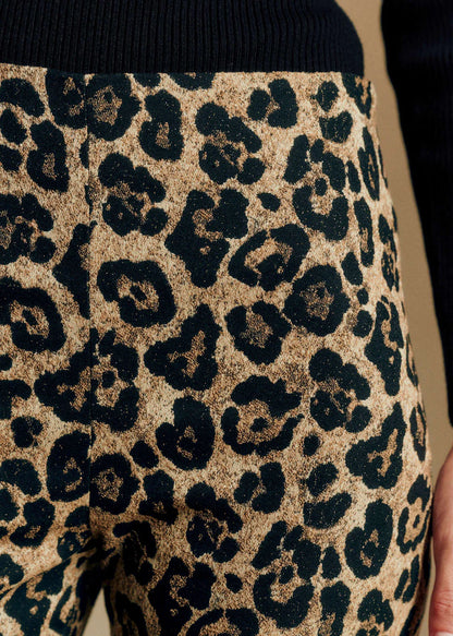 Leopard Jacquard