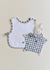 Floral Embroidery Check