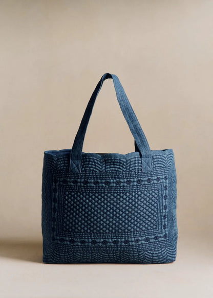 Embroidered Blue Denim