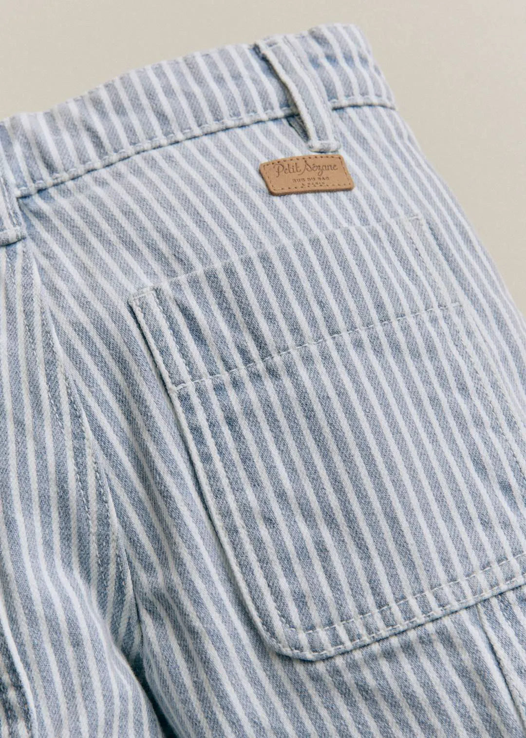 Blue Striped Denim