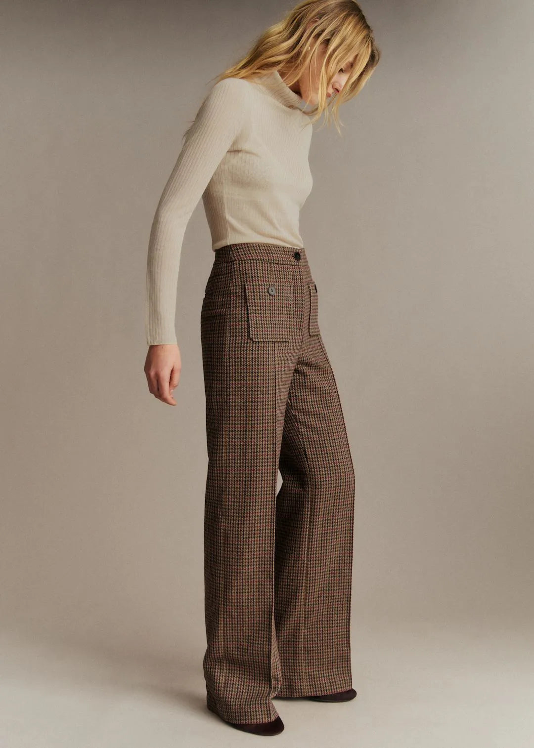 Multicoloured houndstooth