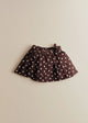 Ecru Polka Dots on Chocolate Print