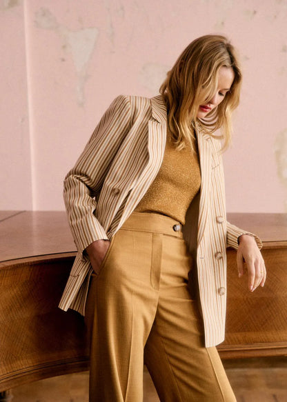 Coffee Beige Stripes