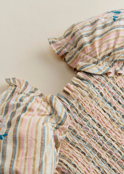 Pink, Blue Stripes