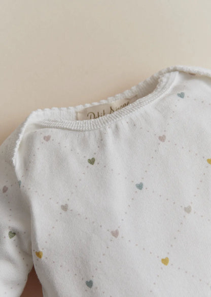 Pastel Heart Lattice Print