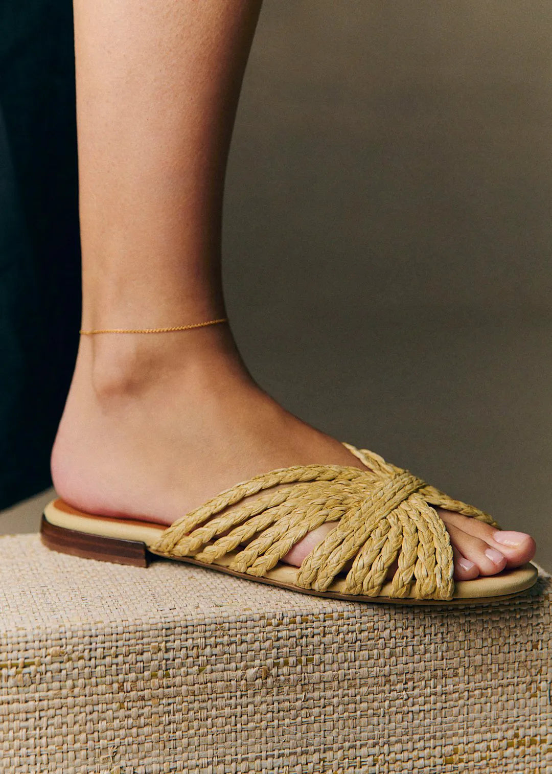 Woven Beige Textile