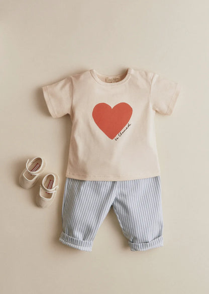 Cream / Red
