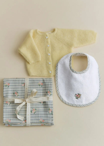 Striped Floral Embroidery
