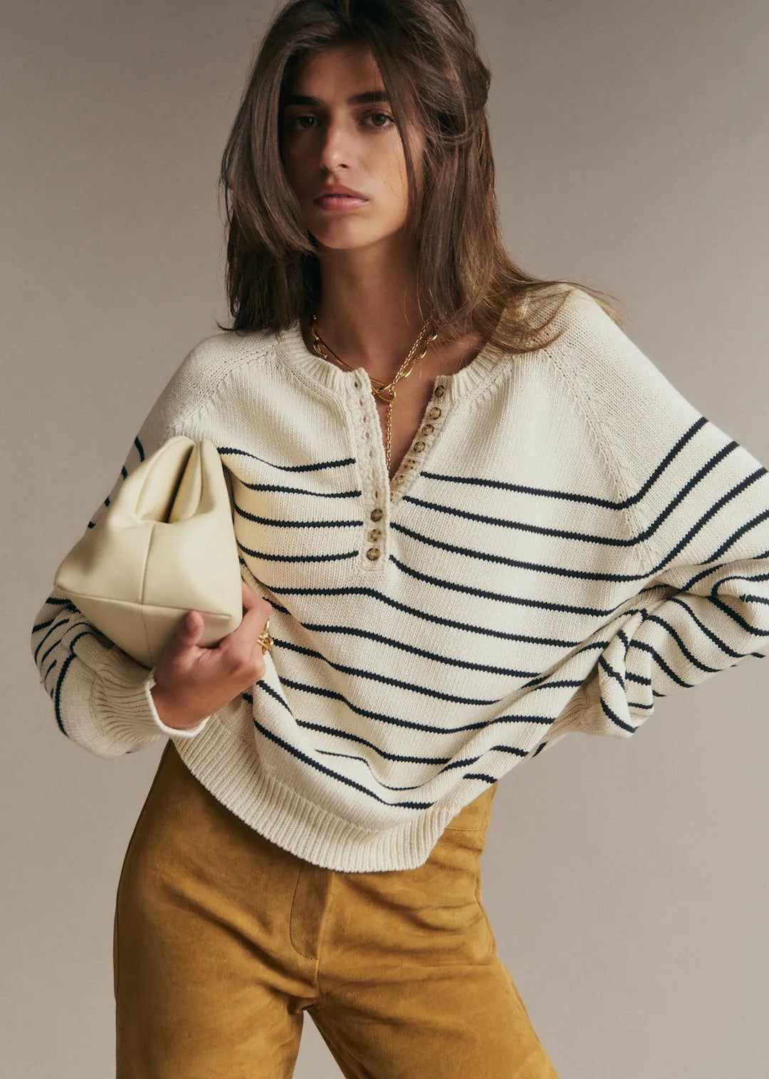 Ecru / Navy