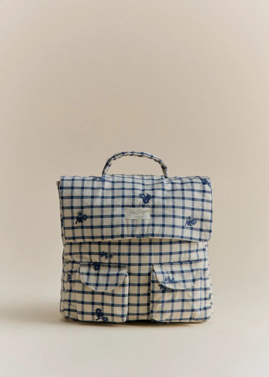 Floral Embroidery Check