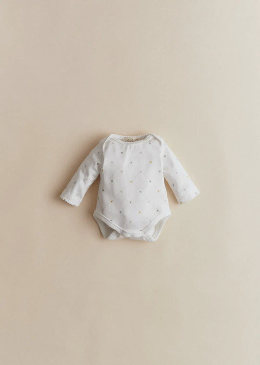 Pastel Heart Lattice Print