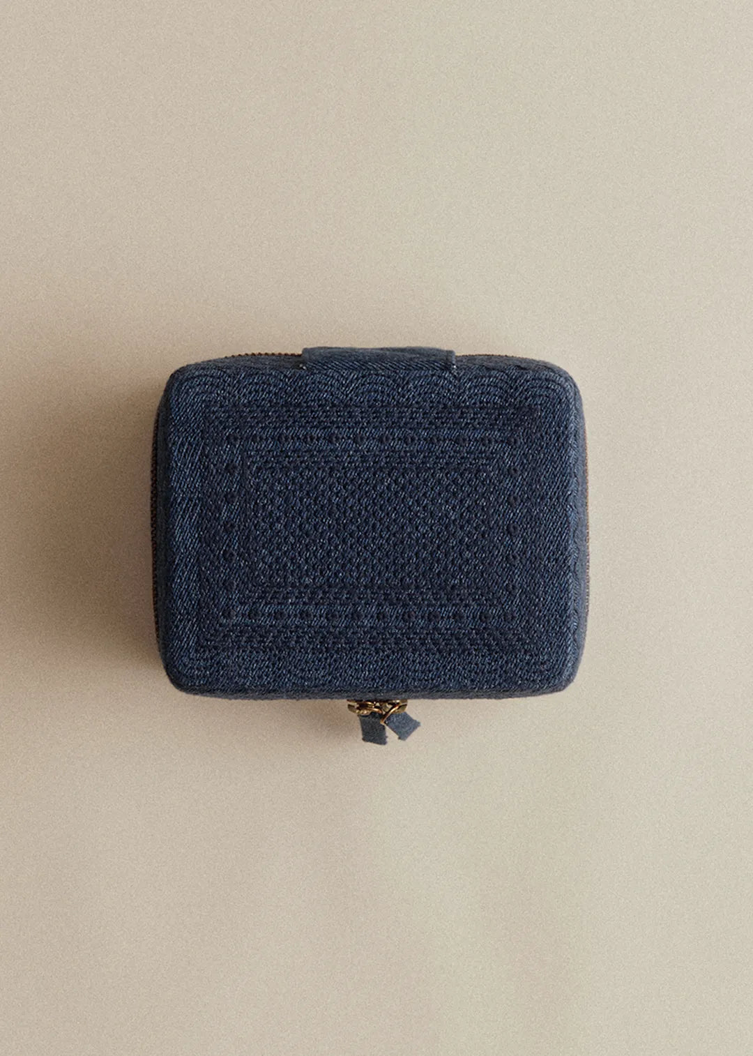 Embroidered Blue Denim
