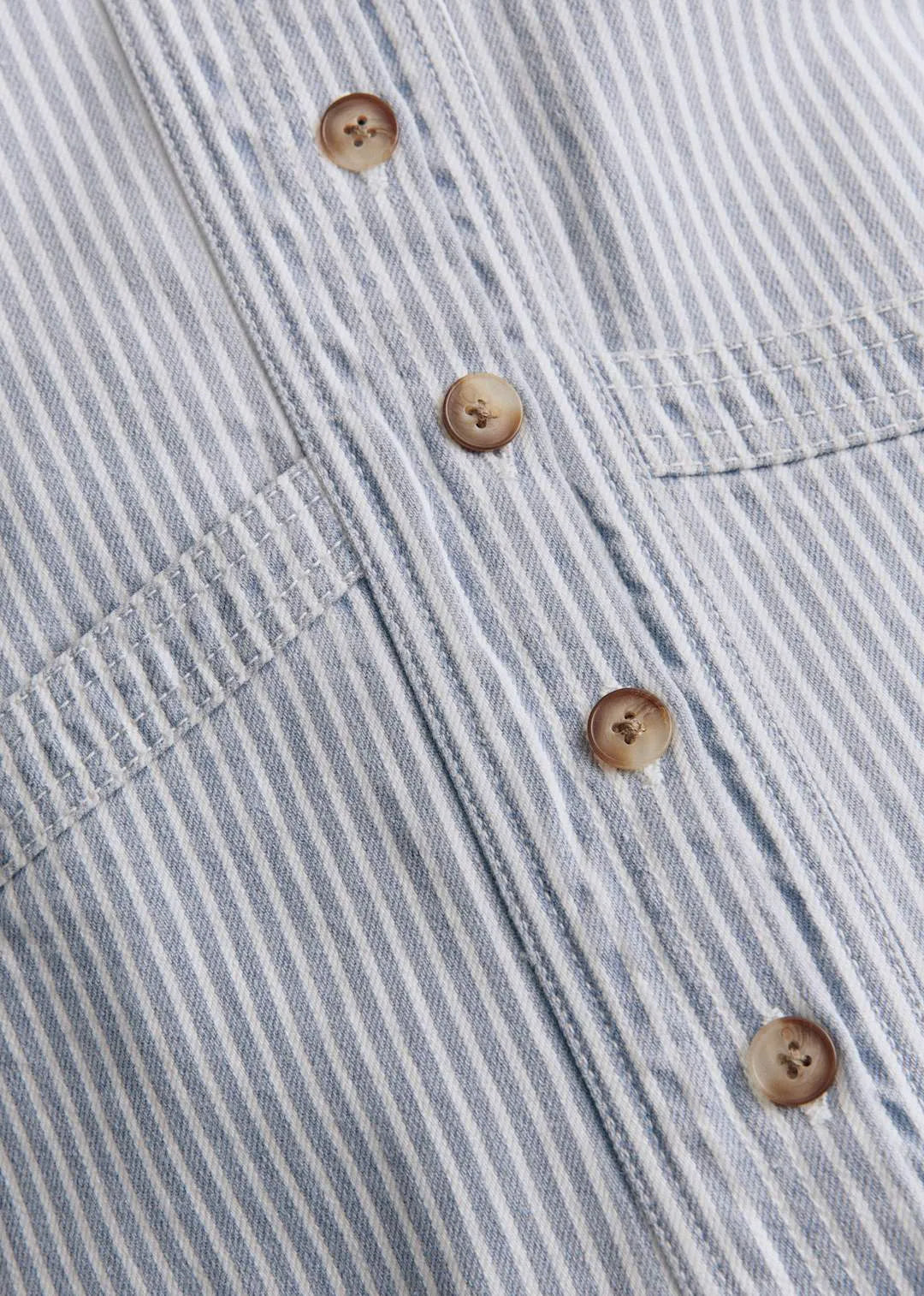 Blue Striped Denim