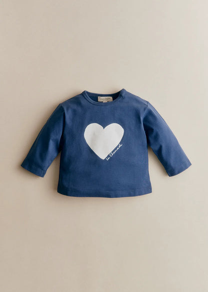 Indigo blue / Ecru