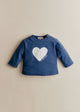 Indigo blue / Ecru