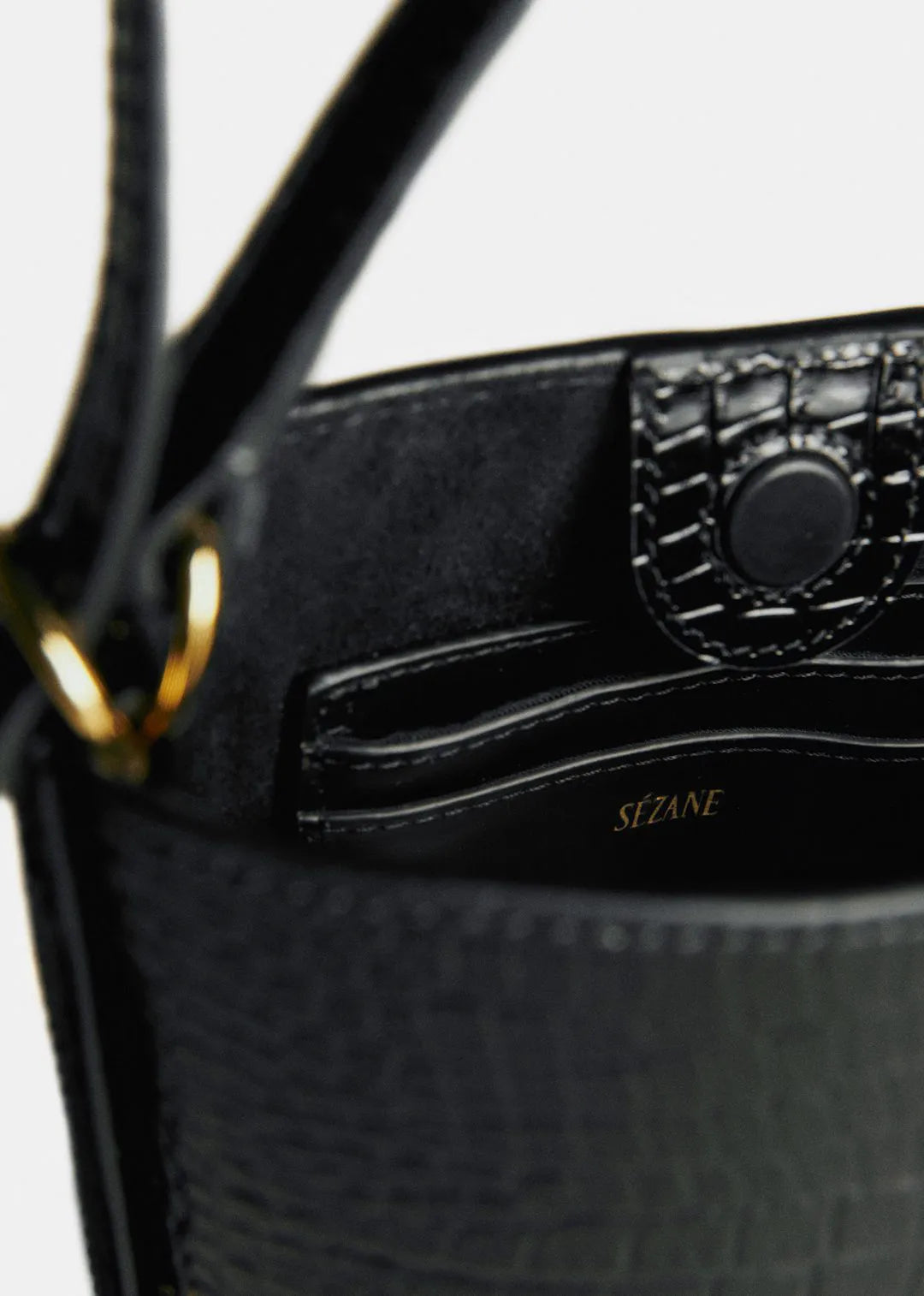Black Crocodile Print