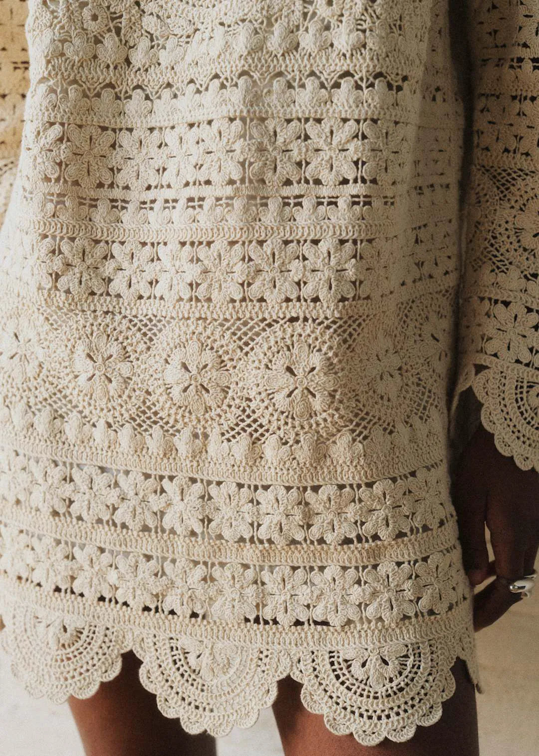 Ecru Guipure Lace