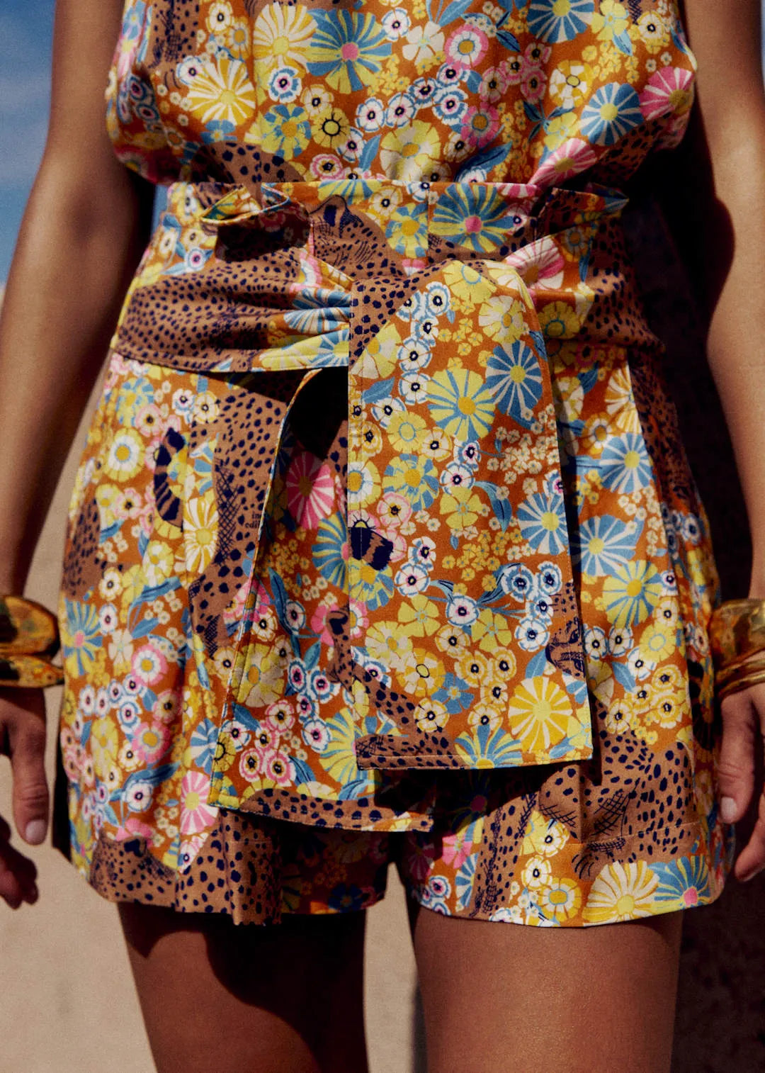 Caramel Pampa Print