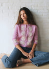 Lilac with Ecru Embroidery