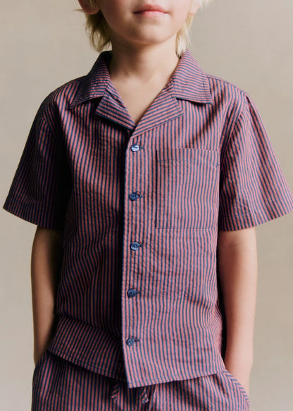 Pink, Navy Stripes