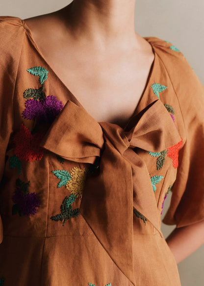 Chestnut with 70's Embroidery