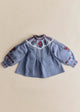 Blue with Contrasting Brick Embroidery - Solidarity Creation