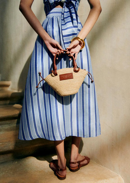 Blue Burgundy Stripes