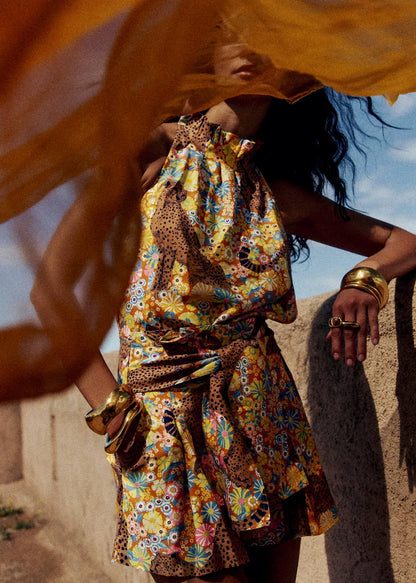 Caramel Pampa Print