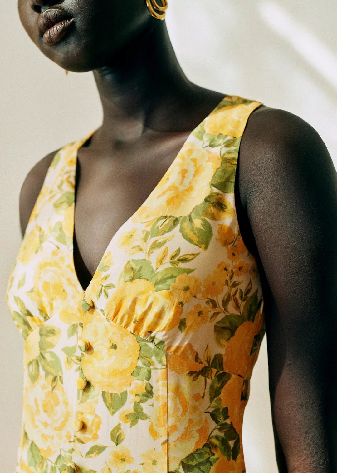 Andriane Yellow Print
