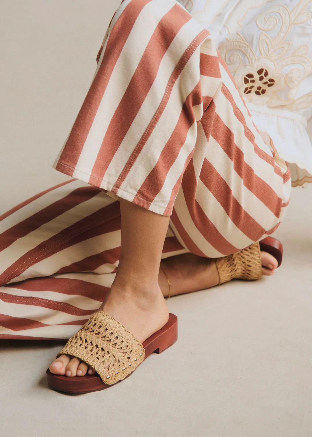 Woven Beige Textile