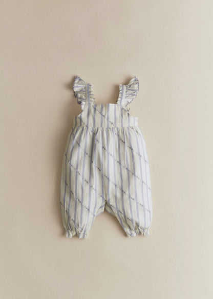 Lavender Striped Embroidery