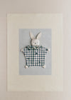 Floral Embroidery Check