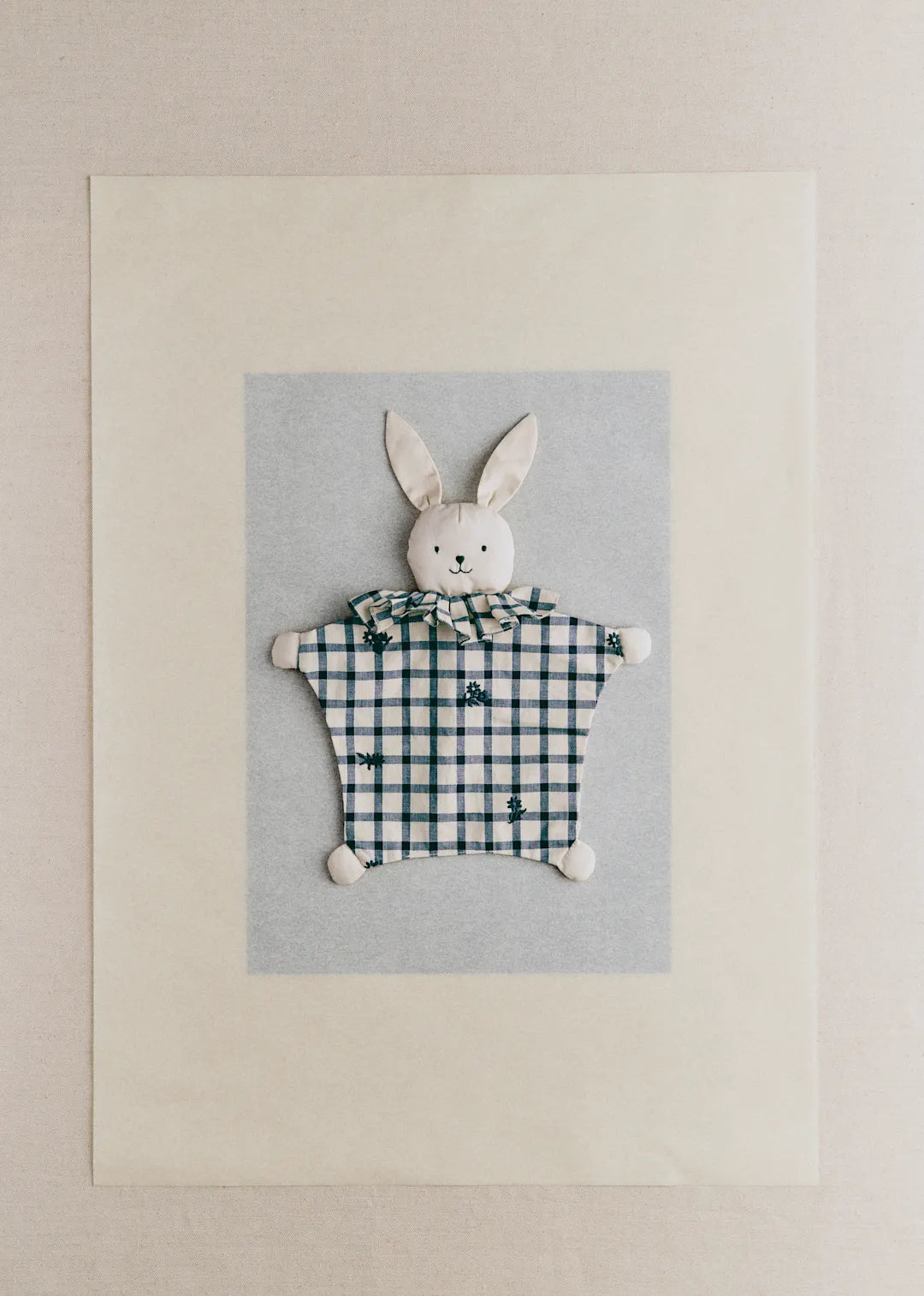 Floral Embroidery Check