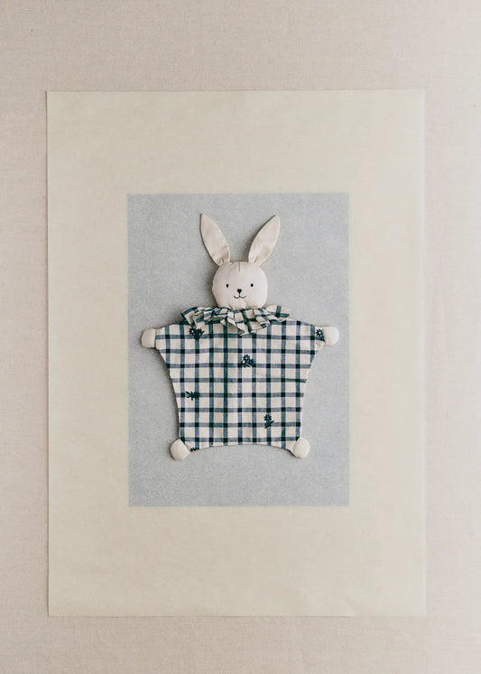 Floral Embroidery Check