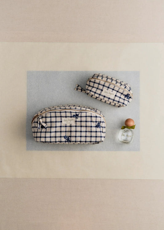 Floral Embroidery Check