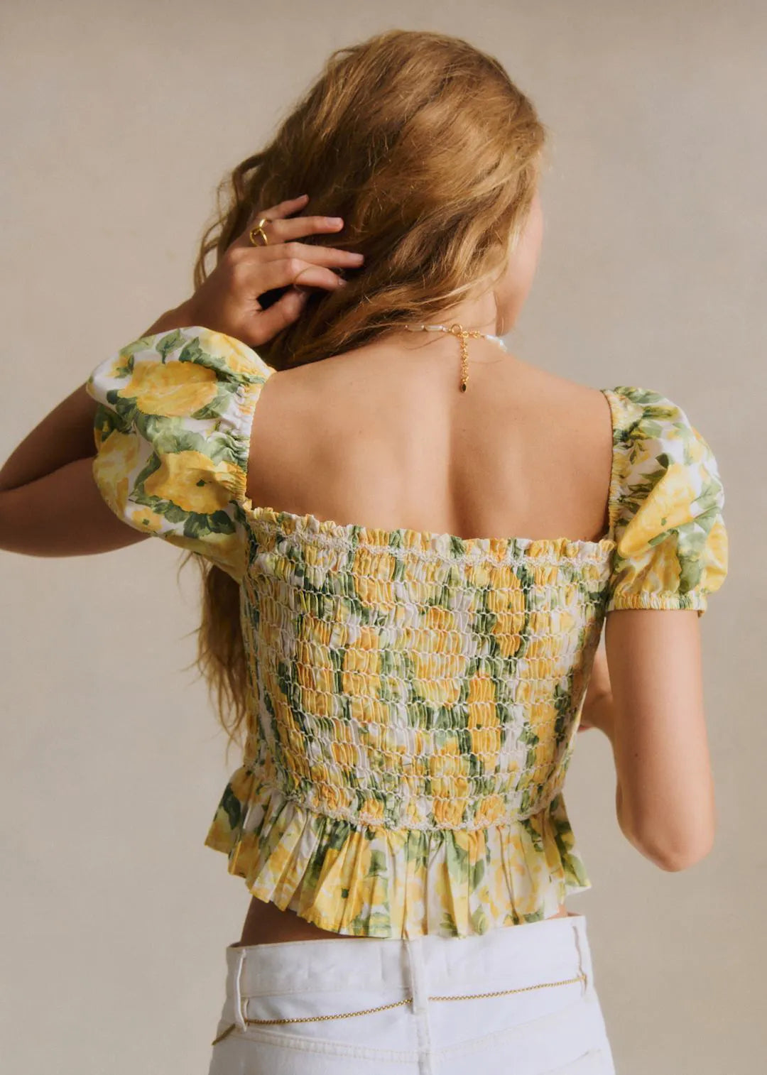 Andriane Yellow Print